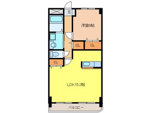 ファシネーションⅡの物件間取画像